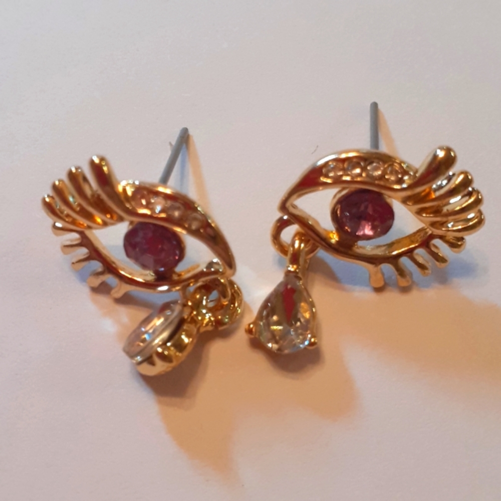 Turkish Evil Eye Teardrop Pendant and Earrings ( bin 2) - Picture 5 of 5